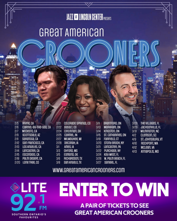 Enter to Win Tickets to Great American Crooners